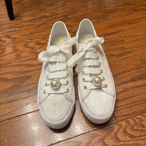 Keds x Kate Space Floral Lace Pearl Sneaker
